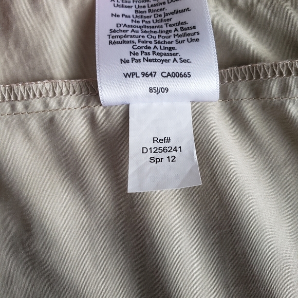 Eddie Bauer Khaki Windbreaker Jacket, Size Small - Picture 12 of 16